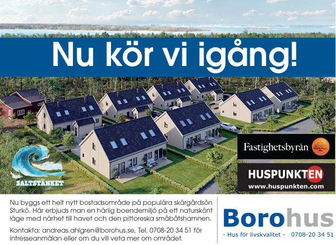 NU släpps Saltstänket. Boende av kvalité i Karlskrona skärgård!